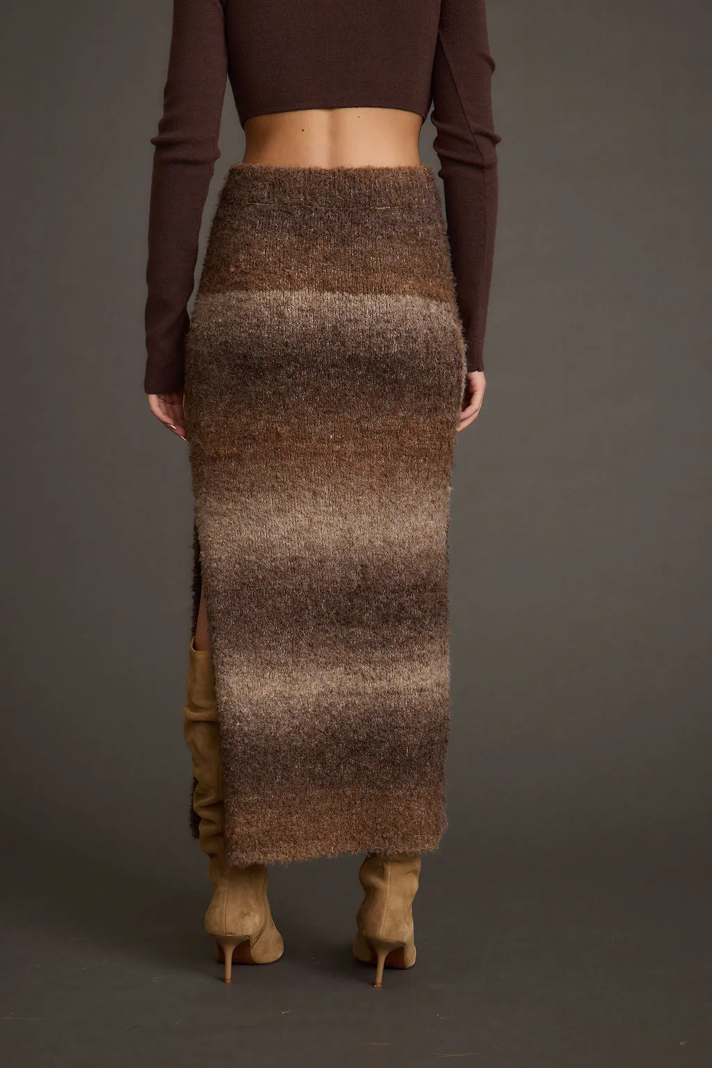 Helena Ombre Sweater Midi Skirt