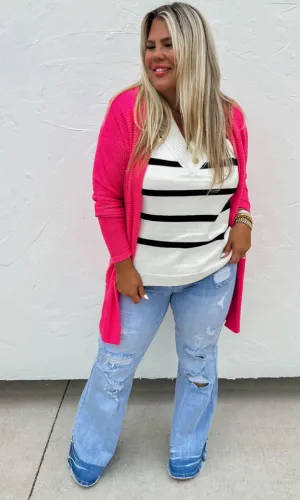 Hot Pink Lola Cardigan