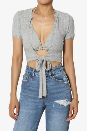 Ibiza Bra Top & Crop Cardigan SET