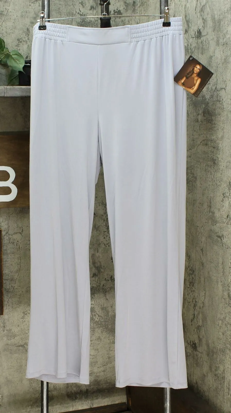 IMAN Women's Plus Size 2 Pack Global Chic Luxury Resort Palazzo Pants