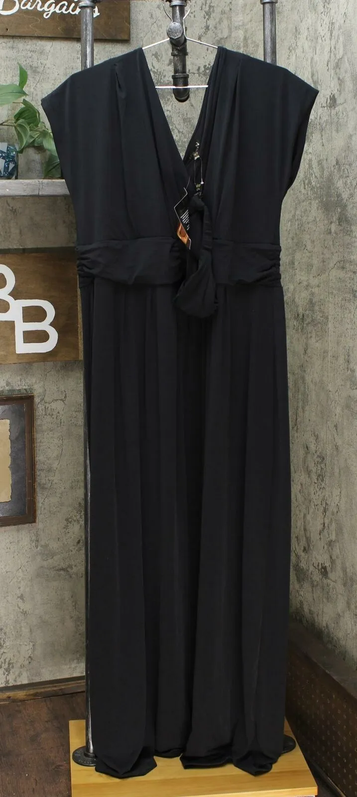 IMAN Women's Tall Boho Chic Maxi Dress With Head Wrap