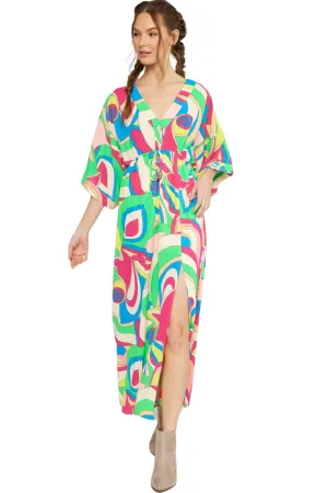 INDIE MAXI DRESS - MULTI