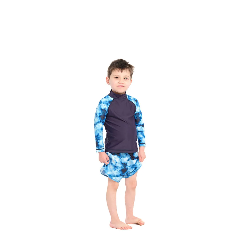 Infant Blue Tie Dye Boardshorts