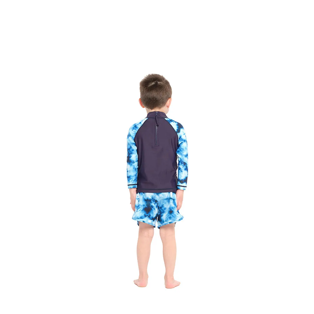 Infant Blue Tie Dye Boardshorts
