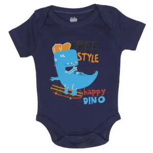 Infant Boys Knitted Romper Free Style - NAVY | Bachaa Party Baby Clothes Rompers