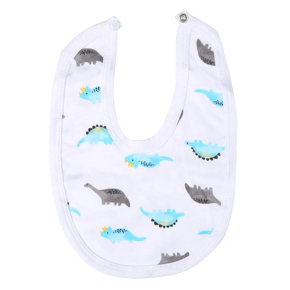 Infant Boys Set 5Pc Dino - B.White | Bachaa Party Baby Clothes Rompers