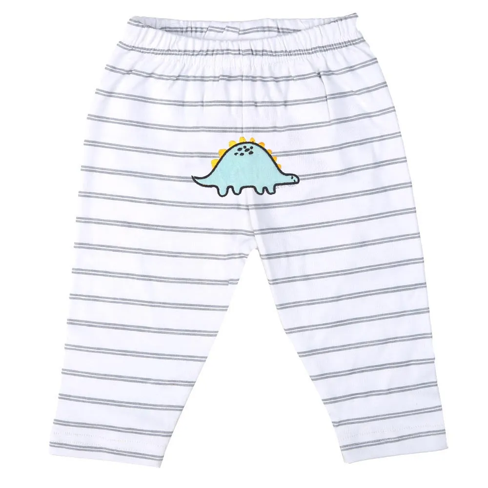 Infant Boys Set 6Pc Dino - B.White | Bachaa Party Baby Clothes Rompers