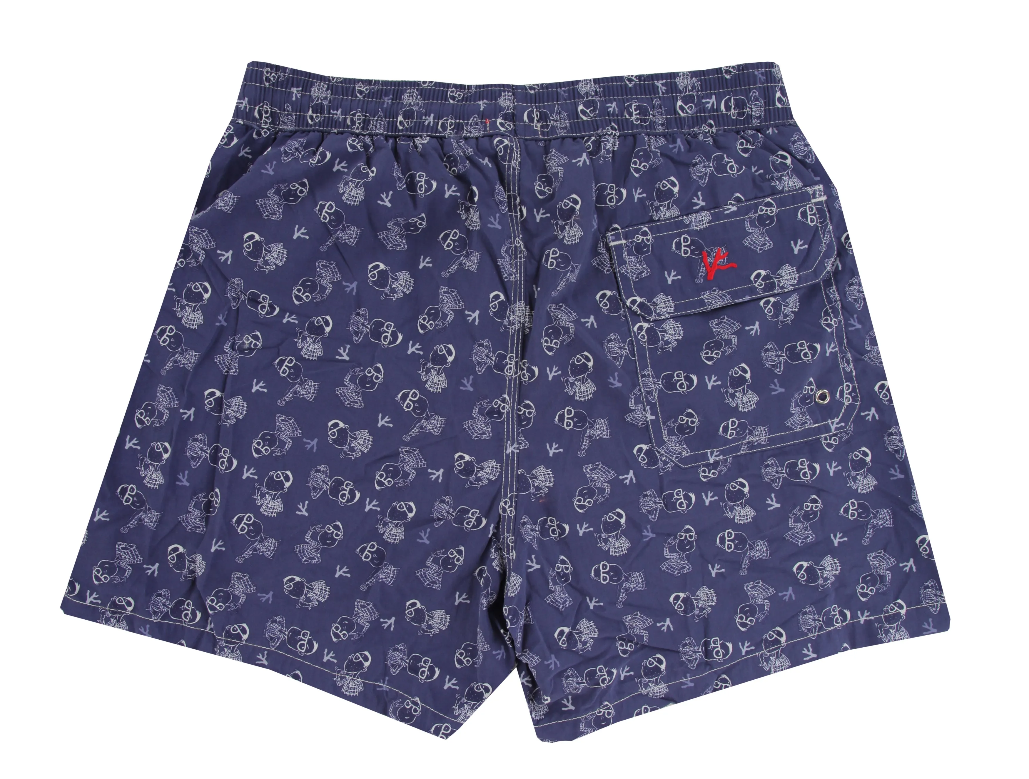 Isaia Blue Swim Shorts