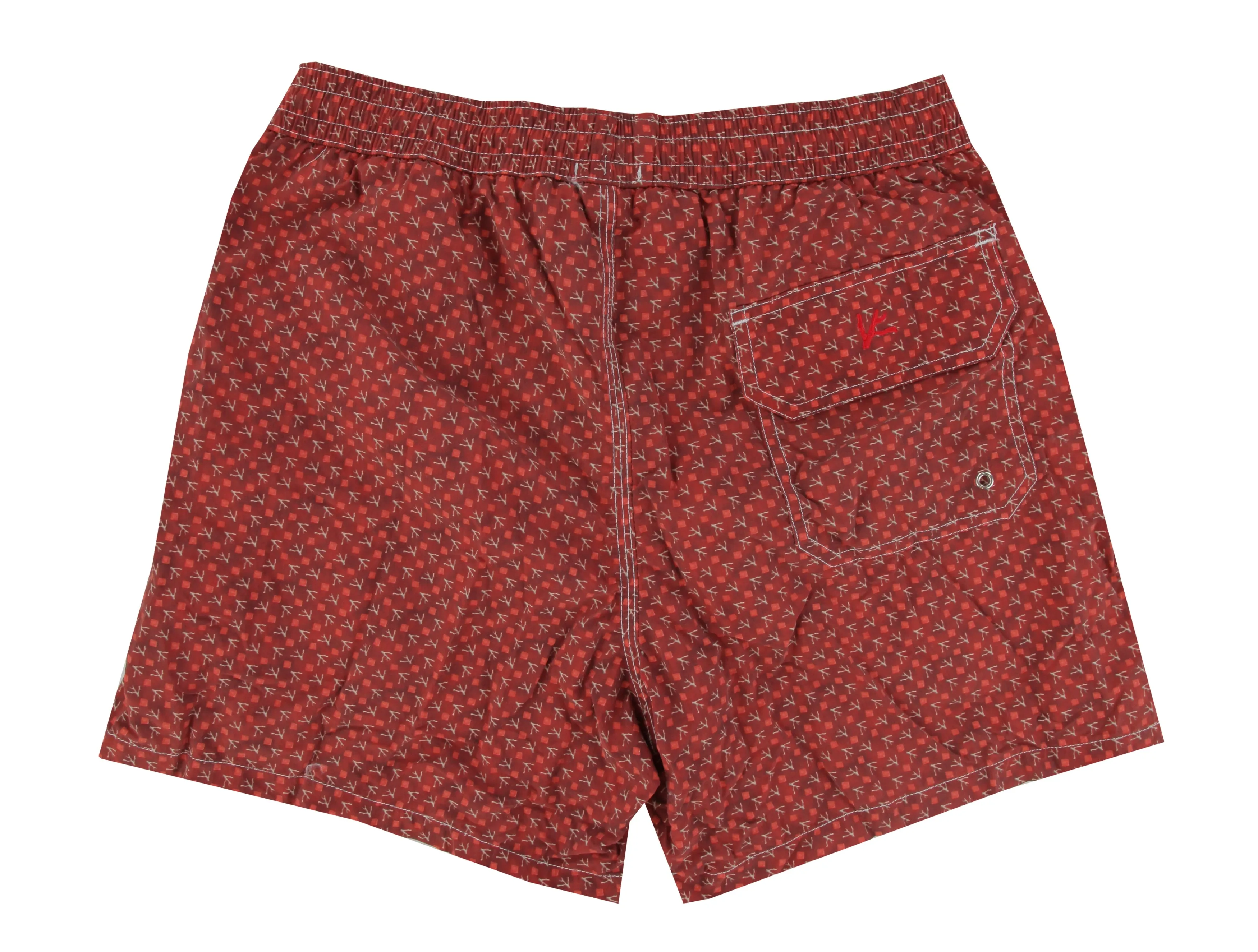 Isaia Orange Swim Shorts