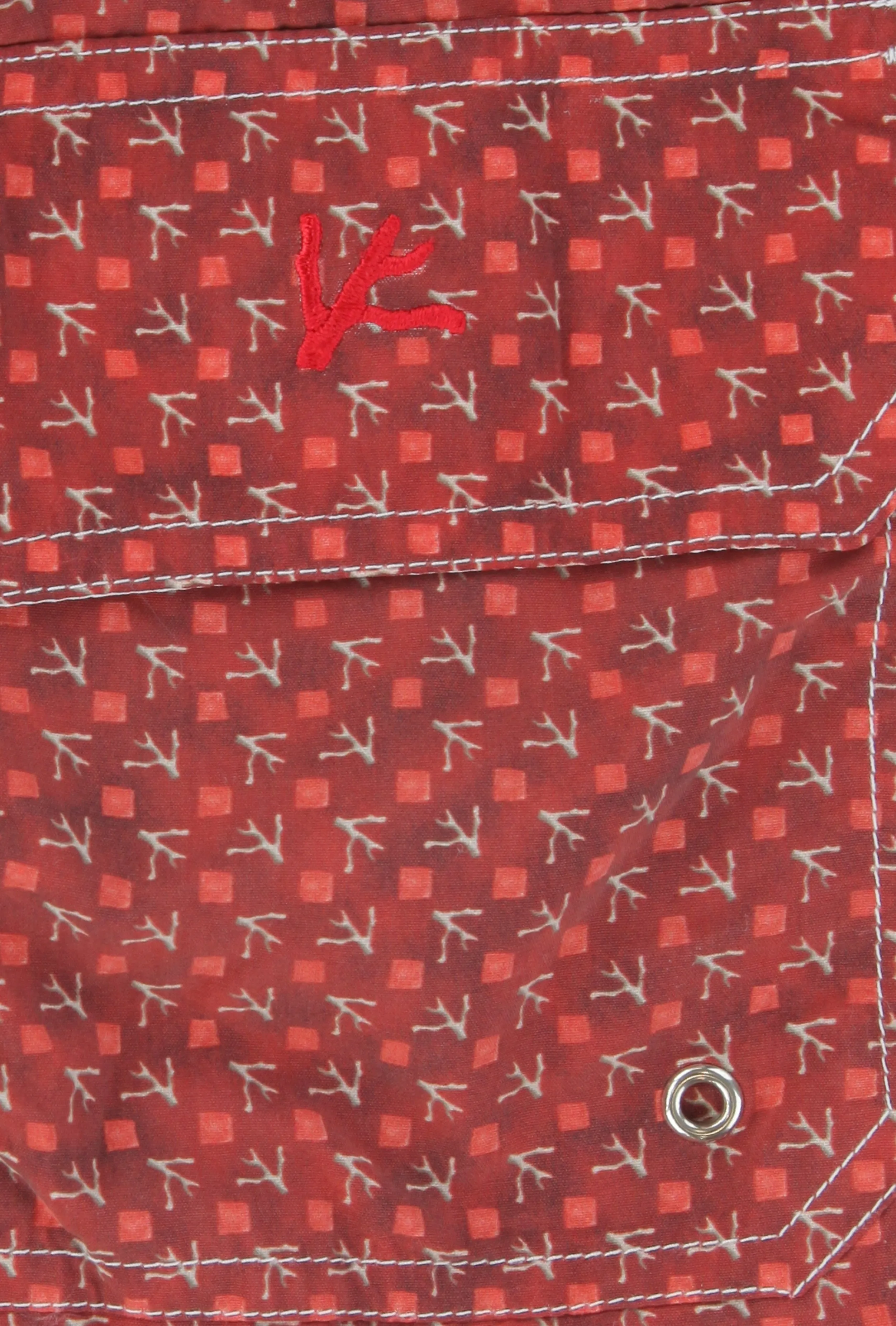 Isaia Orange Swim Shorts