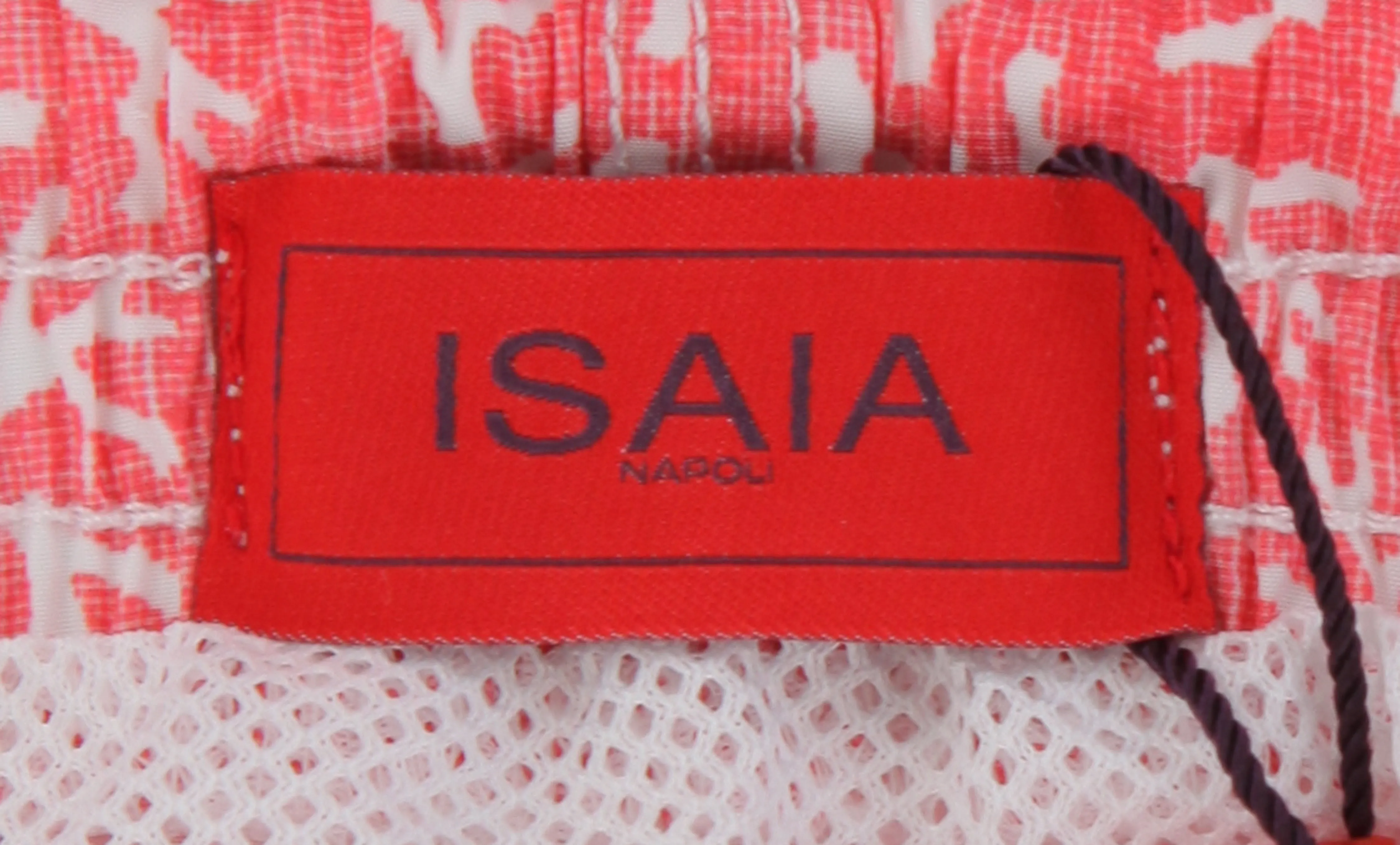 Isaia Red Swim Shorts