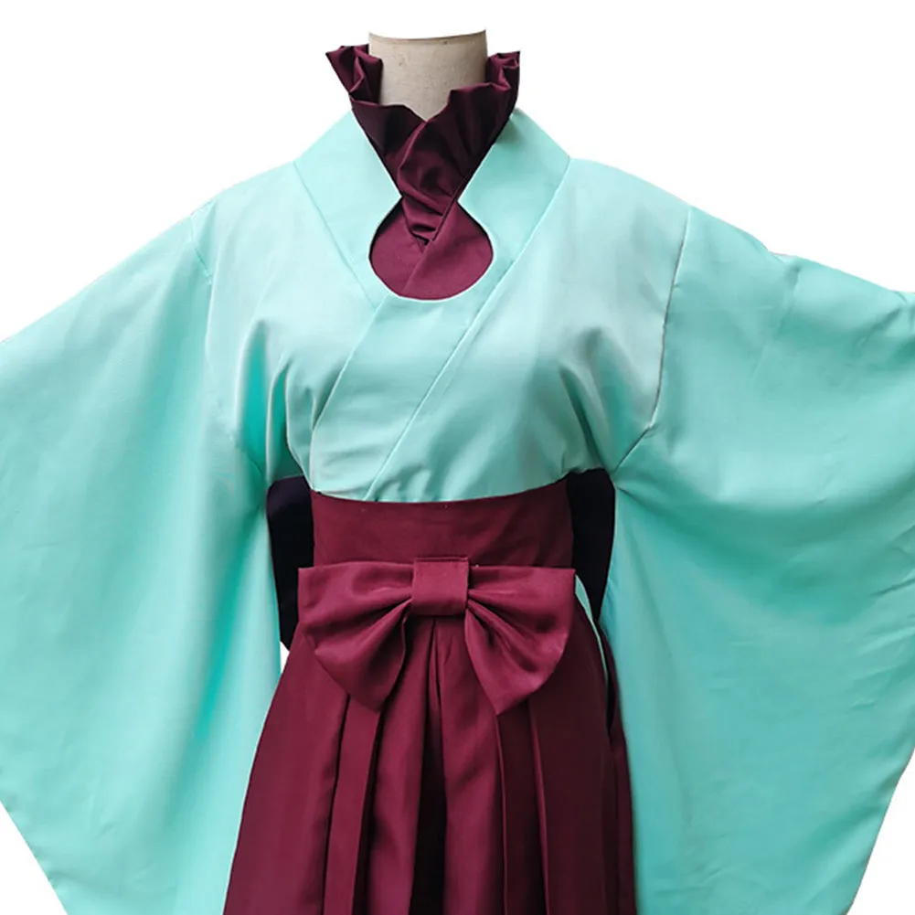 Jibaku Shounen Hanako Kun Toilet-Bound Hanako-kun Akane Aoi Cosplay Costume Halloween Women Haori Kimono Dress