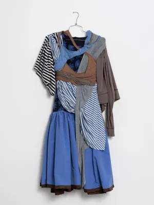 JRAT Laundry Basket Dress (Blues/Grays/Browns)
