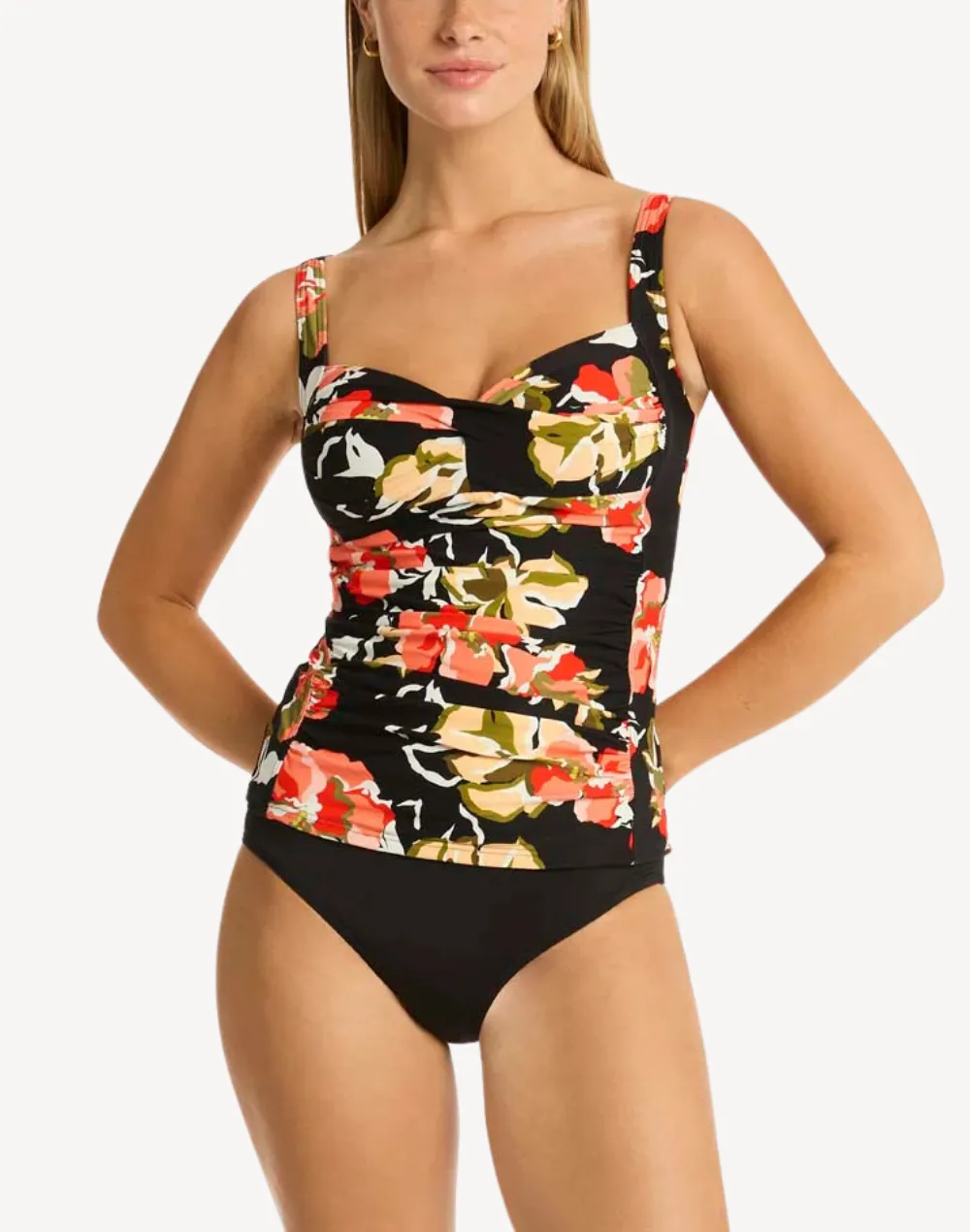 Juniper Twist Front Tankini Top