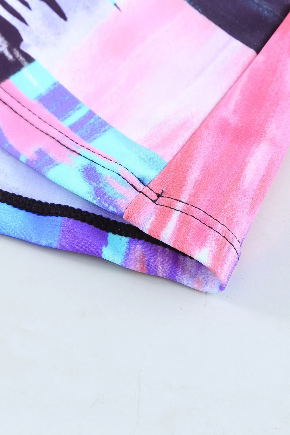 KaleaBoutique Beautiful Abstract Multi-Color 2 Piece Sleeveless Tankini Swimsuit