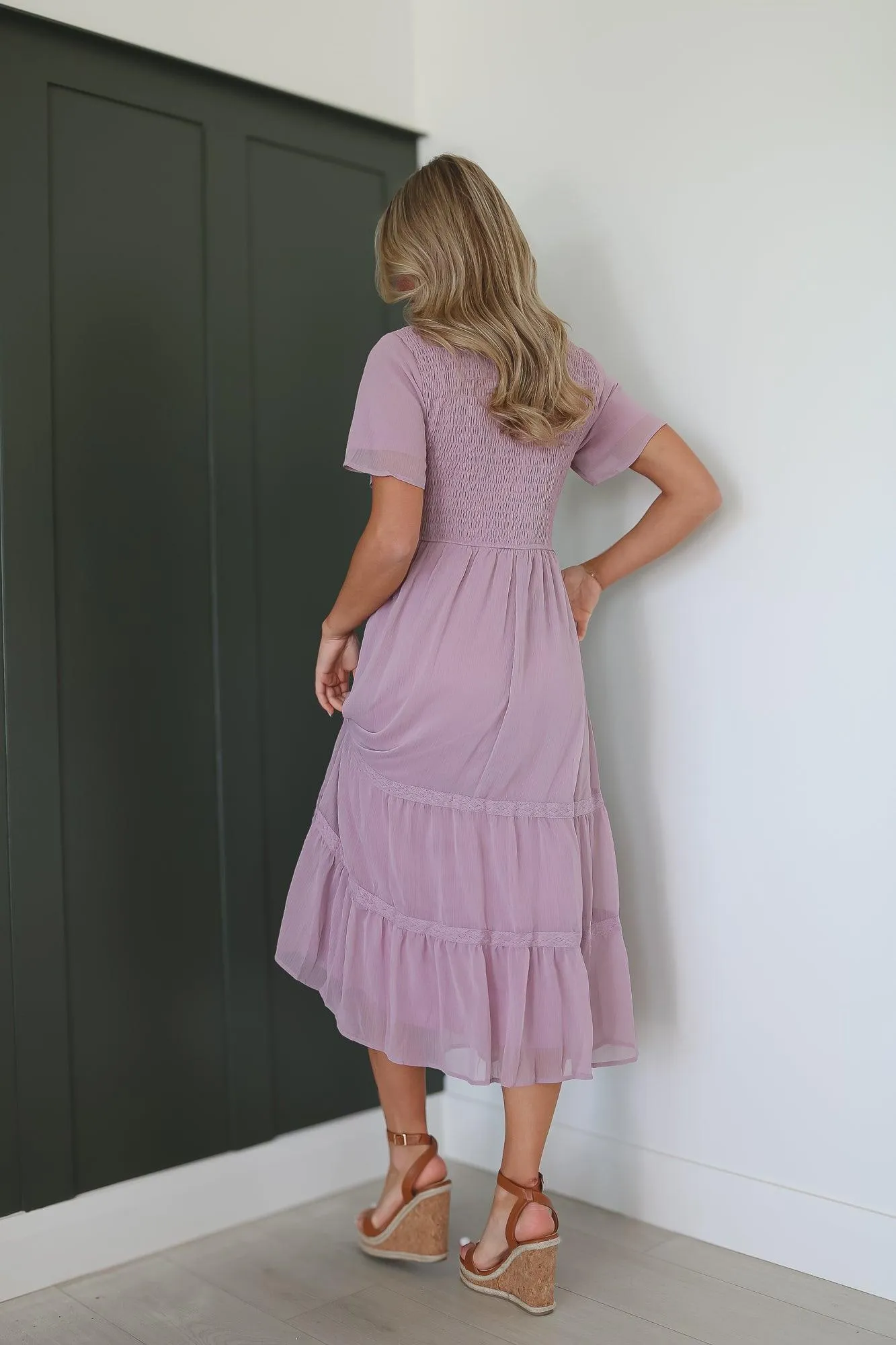 Kanyan Dress in Lavender Pink