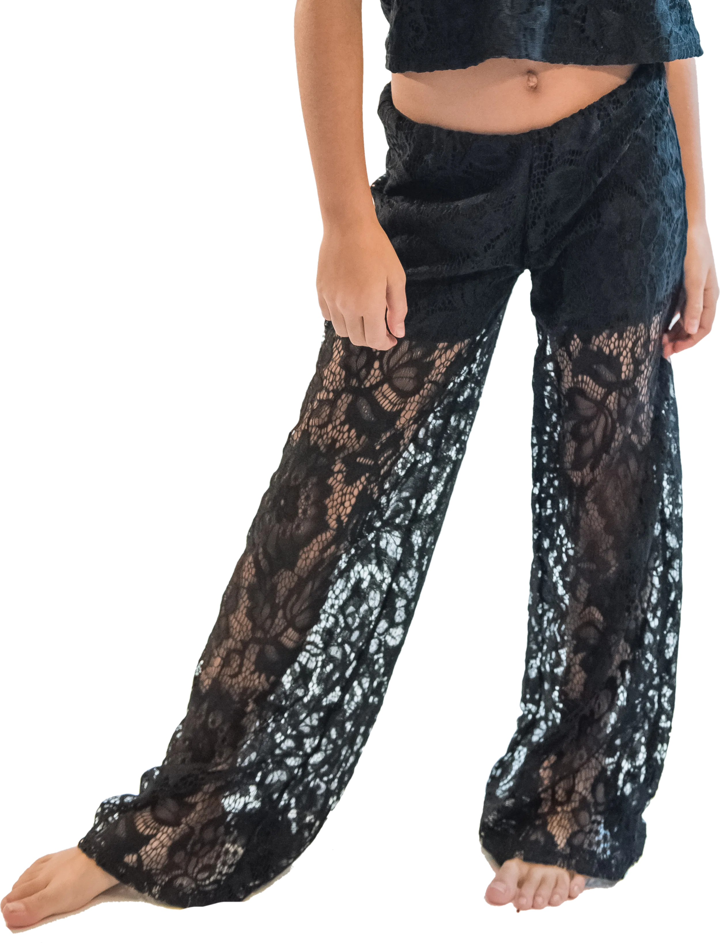 Kids Lace Palazzo Pants