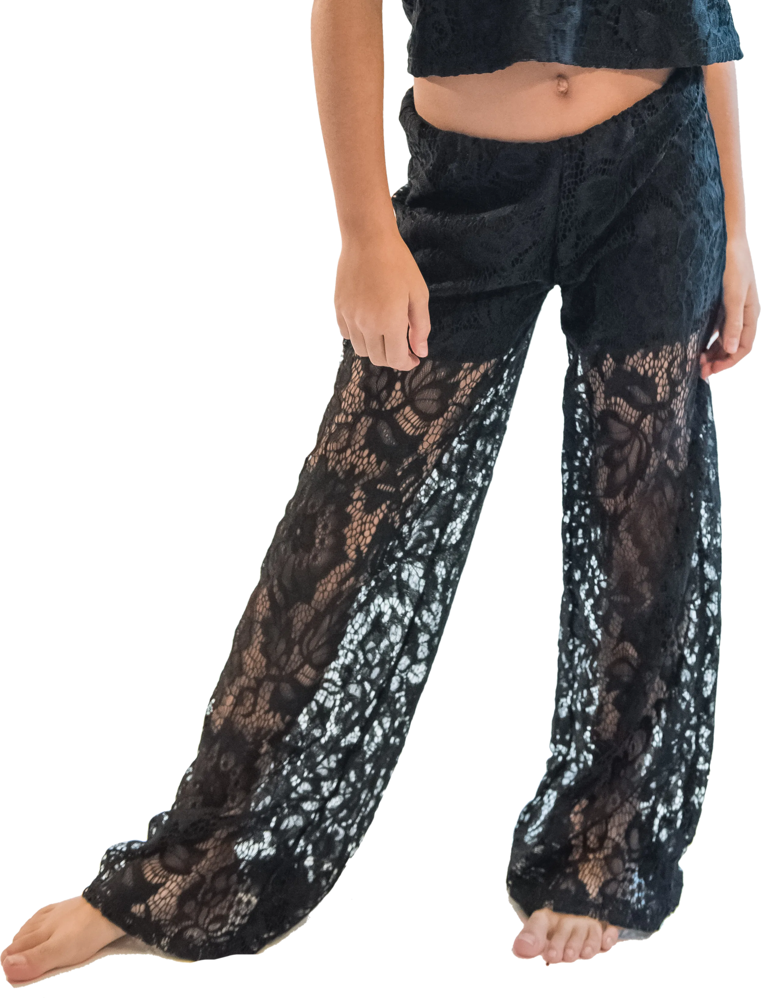 Kids Lace Palazzo Pants