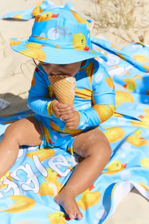 Kids Onesie Swim Bundle in Rubber Ducks UPF 50 
