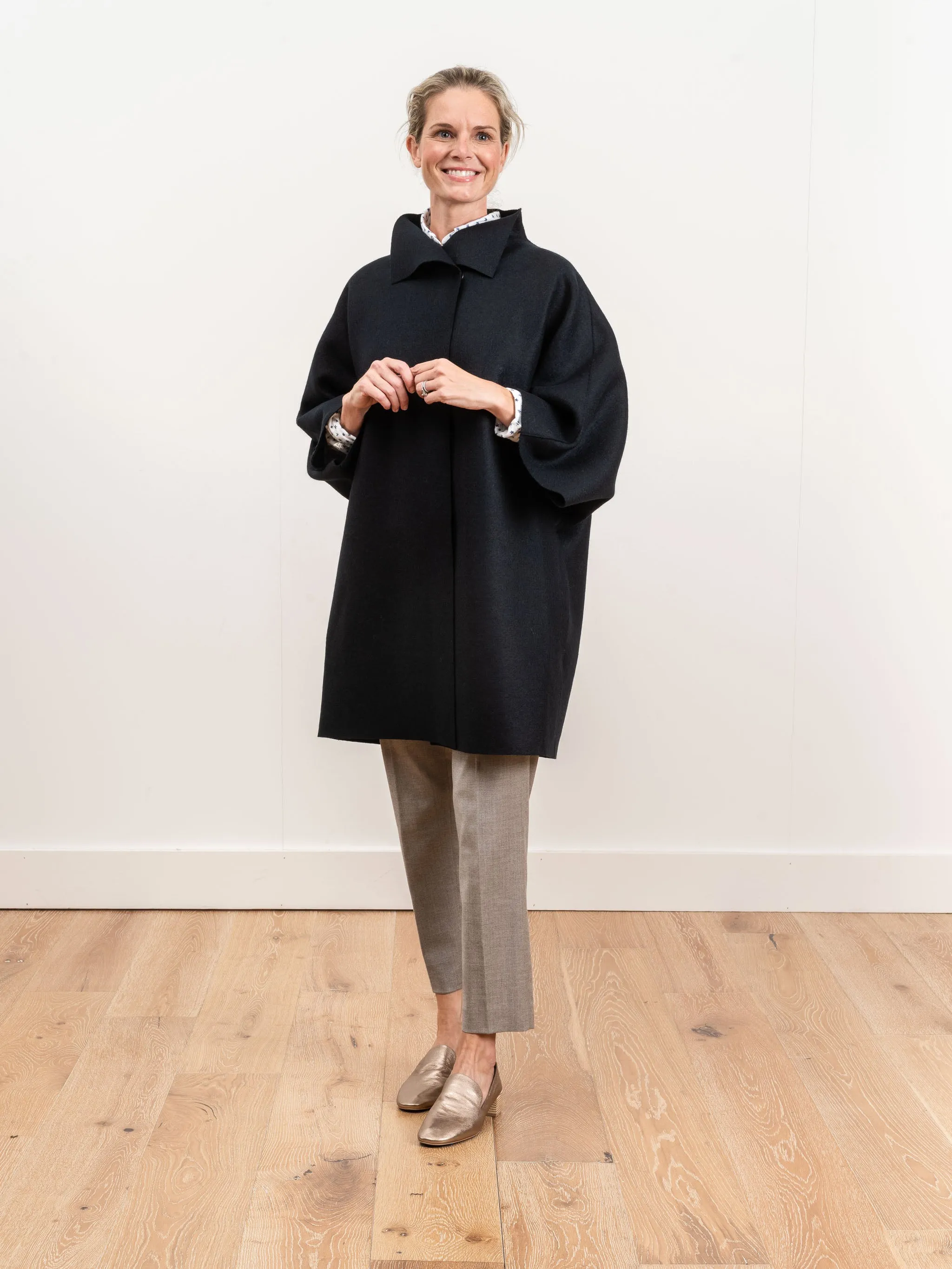 kimono mantle - dark blue