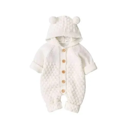 Knitted Bear Romper
