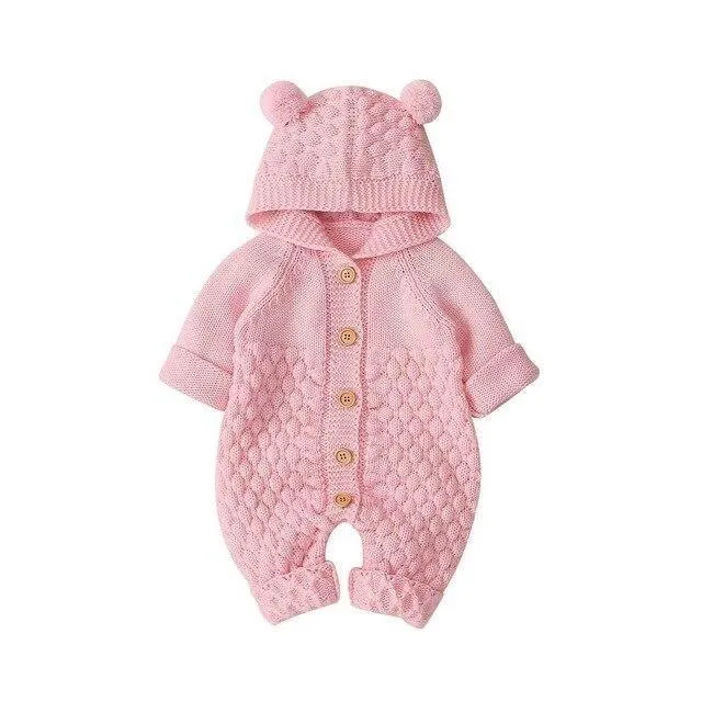 Knitted Bear Romper