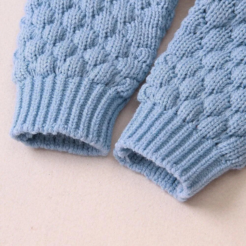 Knitted Bear Romper