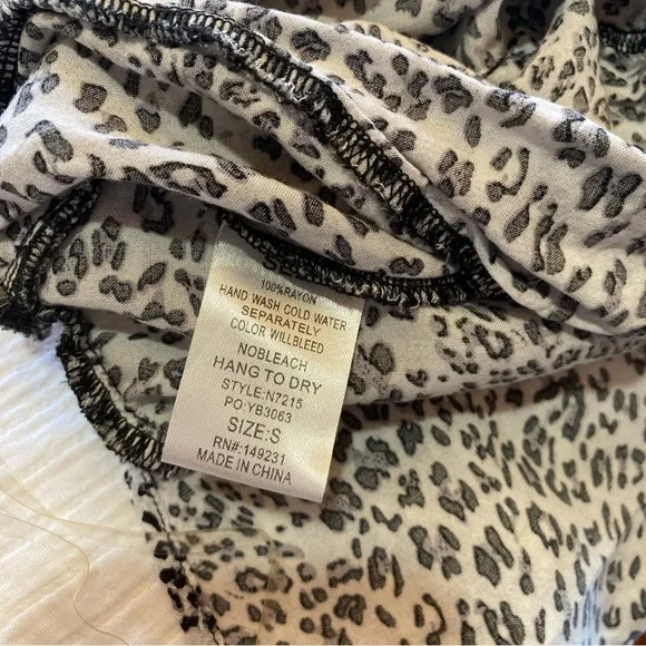 KORI Animal Print Maxi Skirt Womens size S