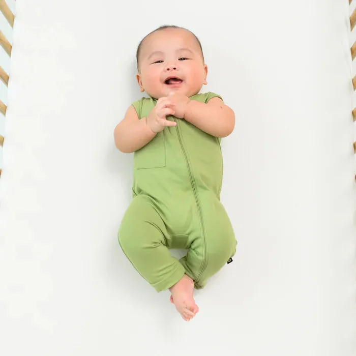 Kyte Baby Sleeveless Zippered Romper (Honu)
