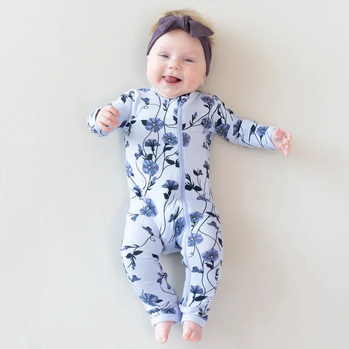 Kyte Baby Zippered Romper (Petunia)