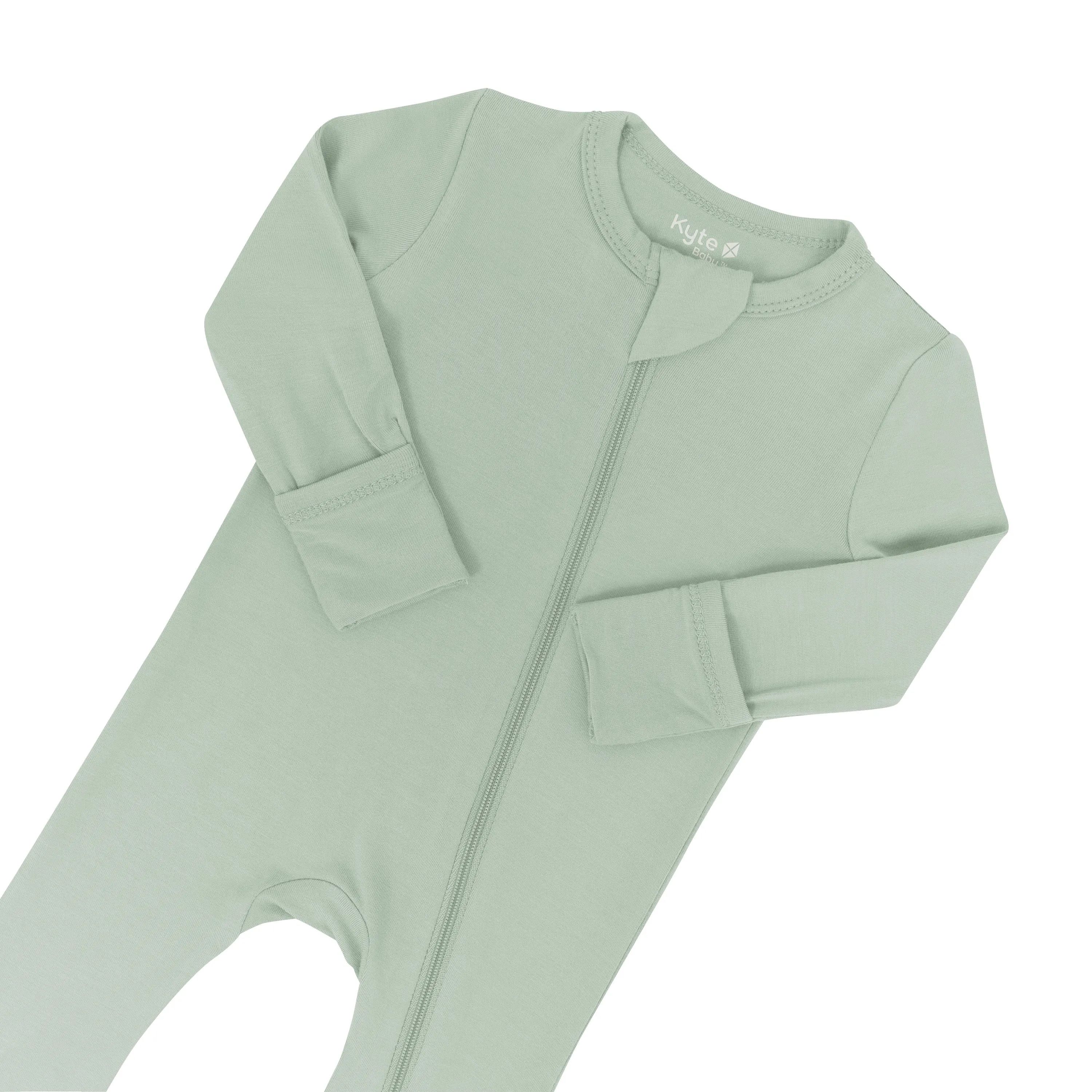 Kyte Baby Zippered Romper (Thyme)