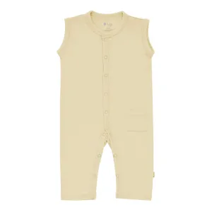 Kyte Sleeveless Romper- Wheat
