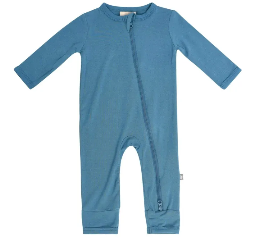 Kyte Teal Romper Size 0-3M