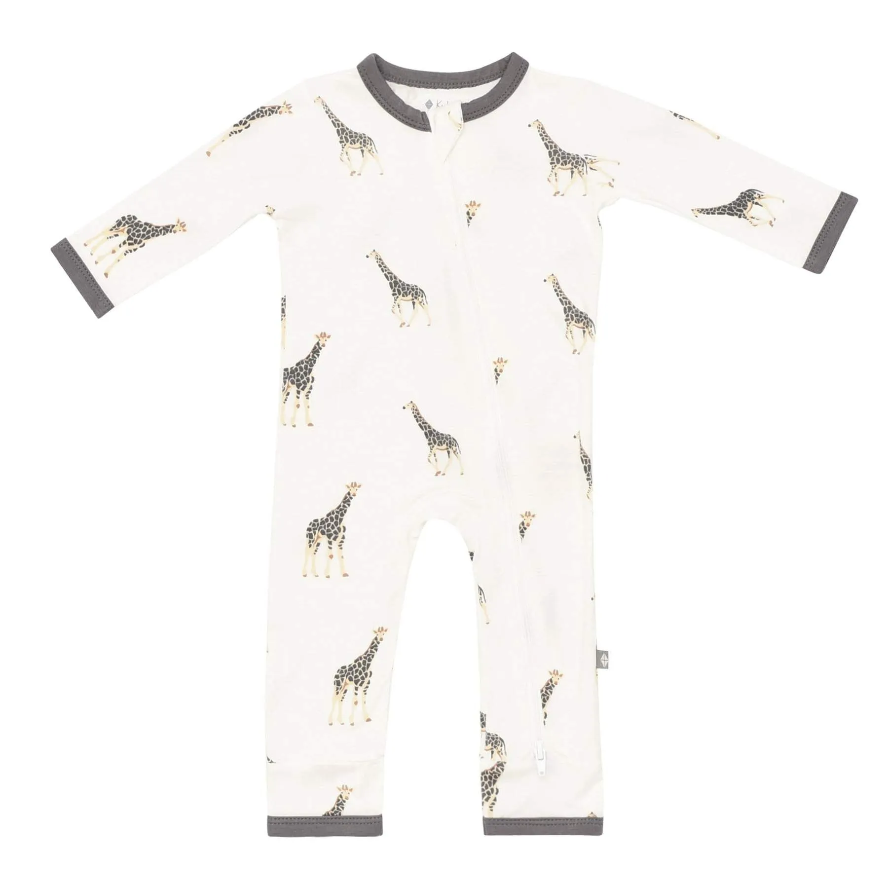 Kyte Zippered Romper- Giraffe