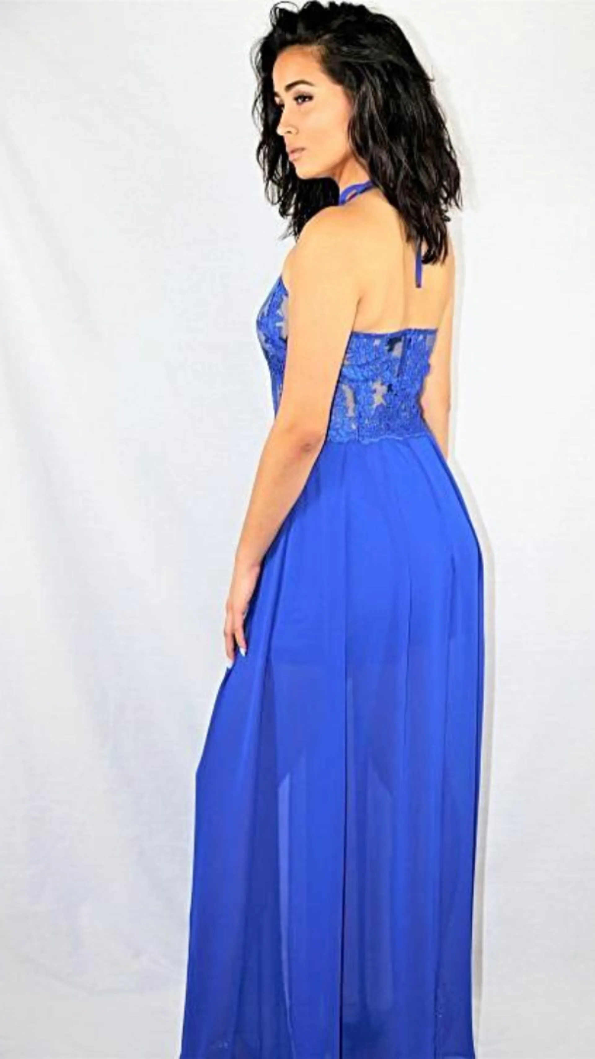 Lace me in Royalty Romper