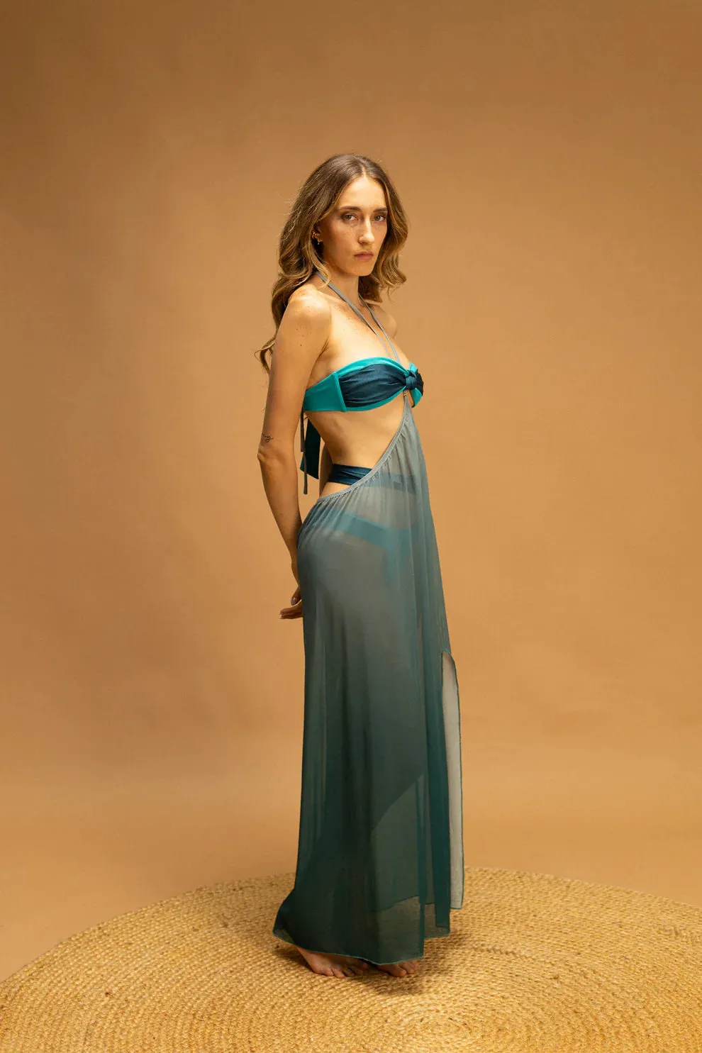 LARA SWIM DRESS - AZUL