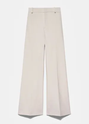 Le Crop Palazzo Trouser (Bone)
