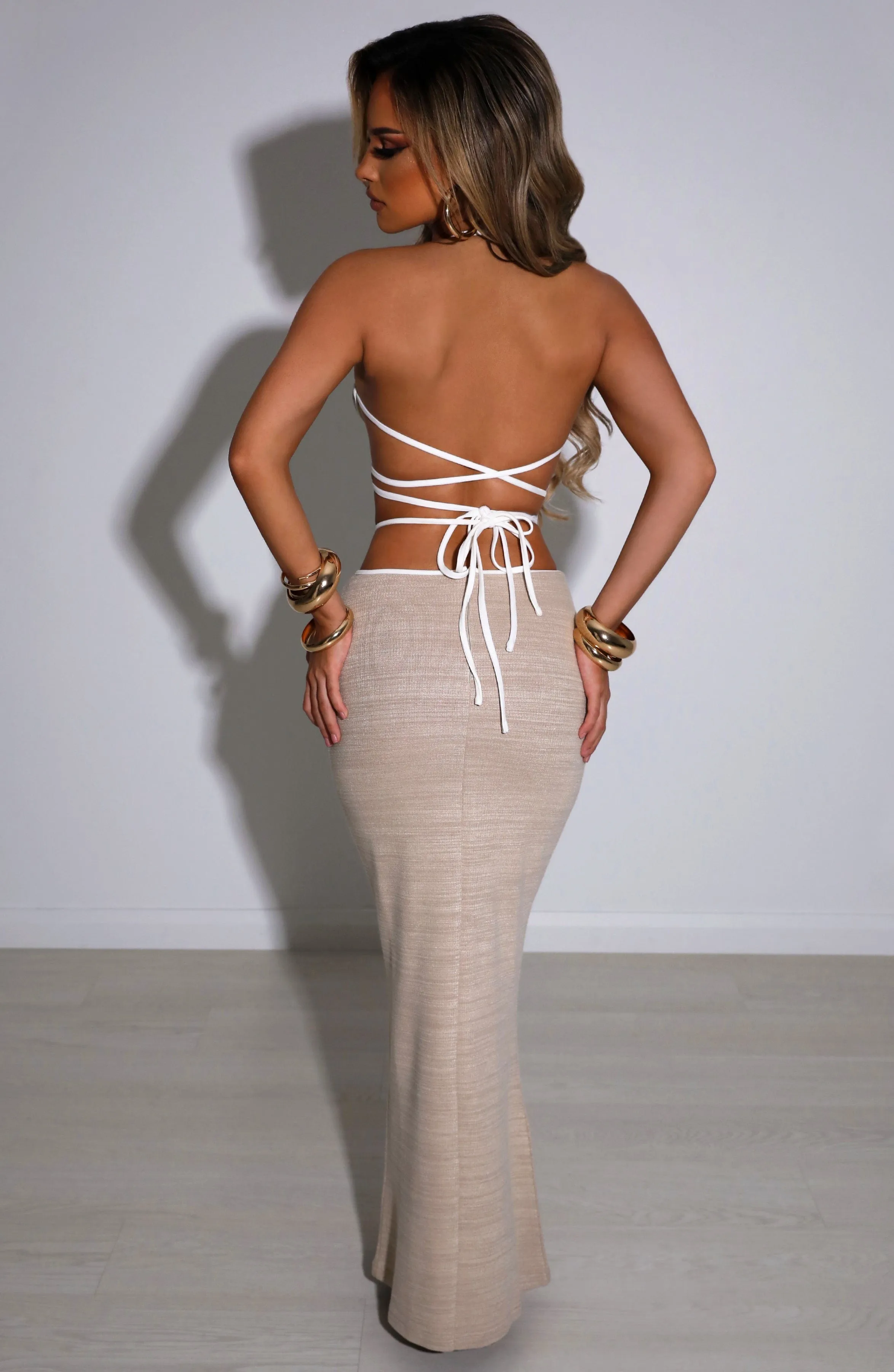 Lelita Maxi Skirt - Beige