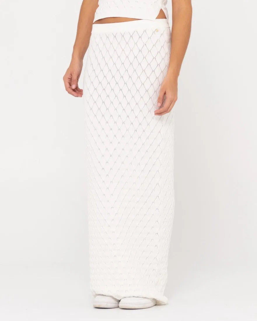Leo Crotchet Knit Maxi Skirt