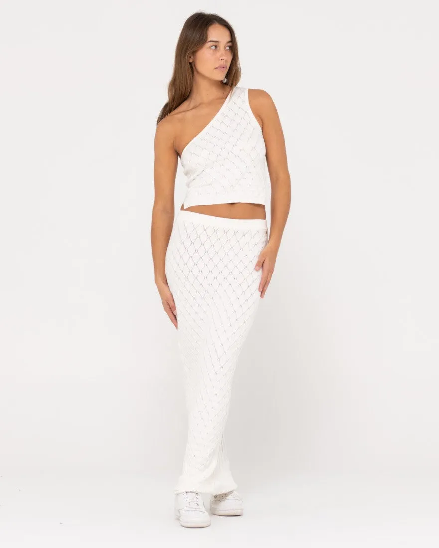 Leo Crotchet Knit Maxi Skirt