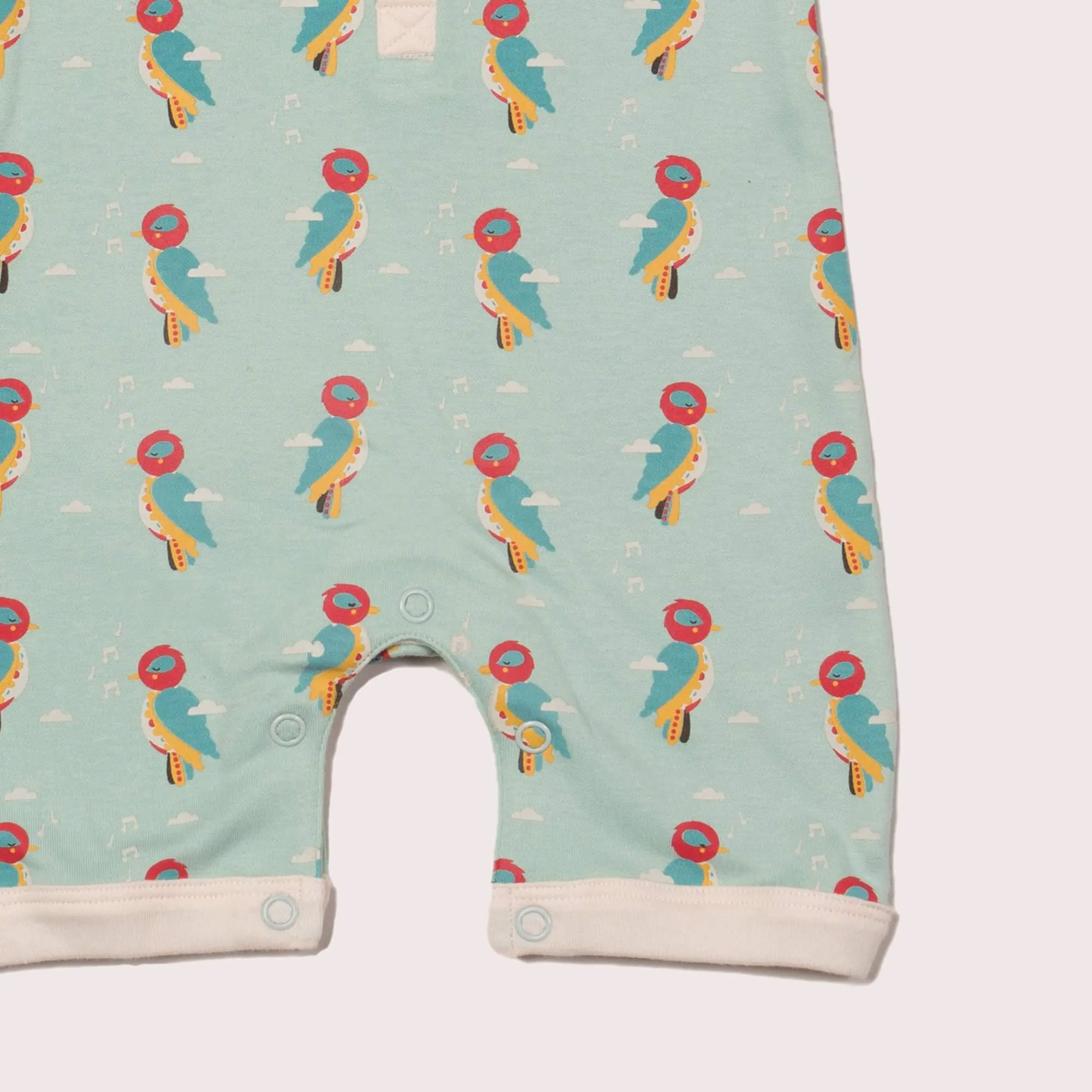 Little Woodpecker Organic Shortie Romper