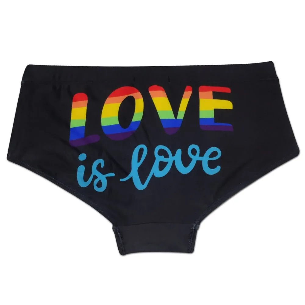 Love is Love Swim Trunks