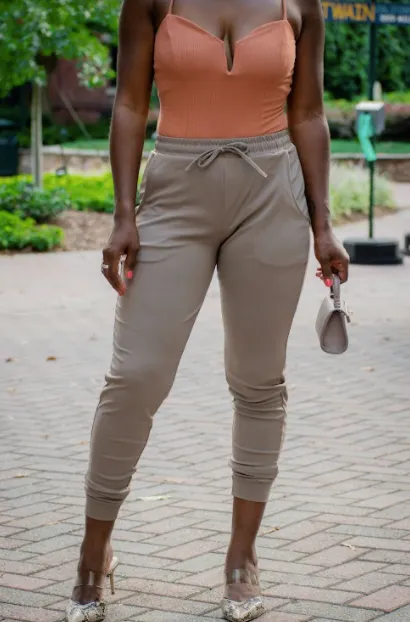 Lush Jogger- Taupe