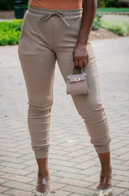 Lush Jogger- Taupe