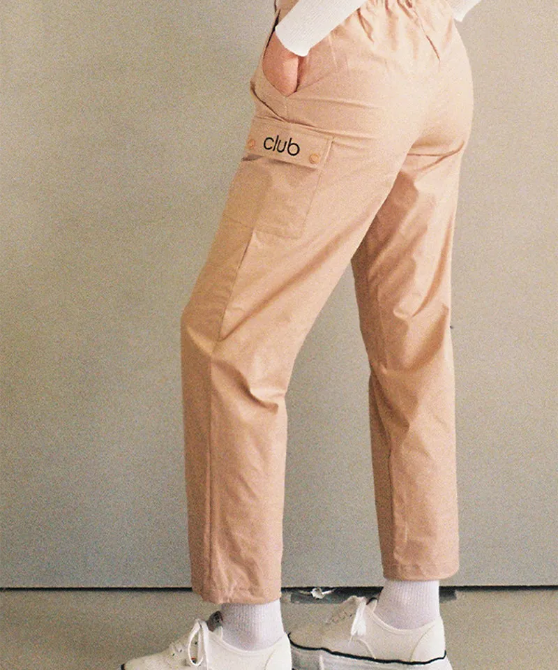 MACKY Golf: String Round Jogger Pants - Beige