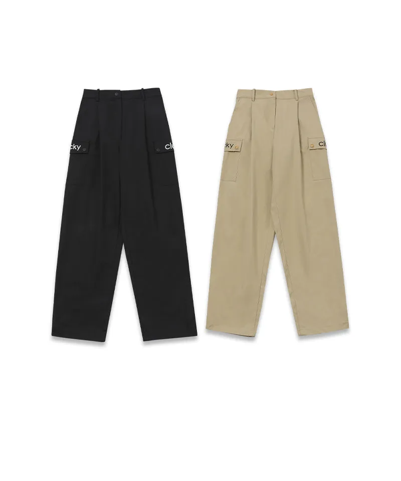 MACKY Golf: String Round Jogger Pants - Beige