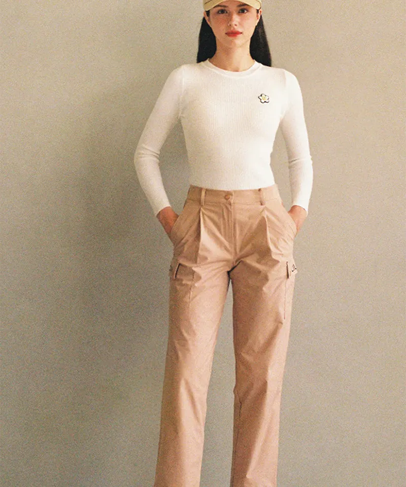 MACKY Golf: String Round Jogger Pants - Beige
