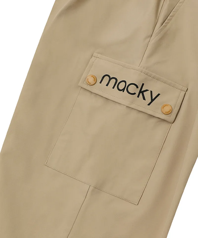 MACKY Golf: String Round Jogger Pants - Beige