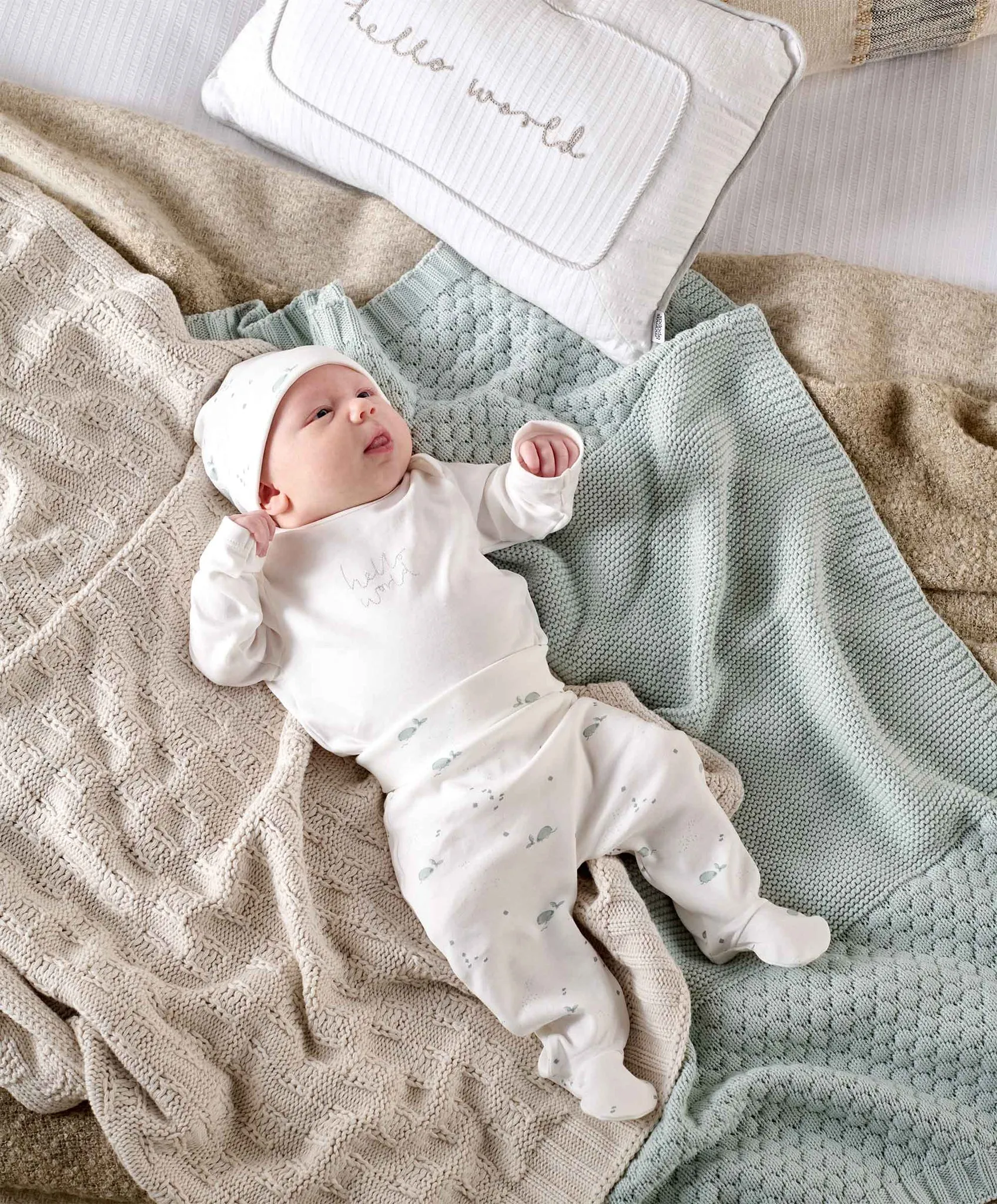 Mamas & Papas My First Outfit Set (3 Piece) - Whale