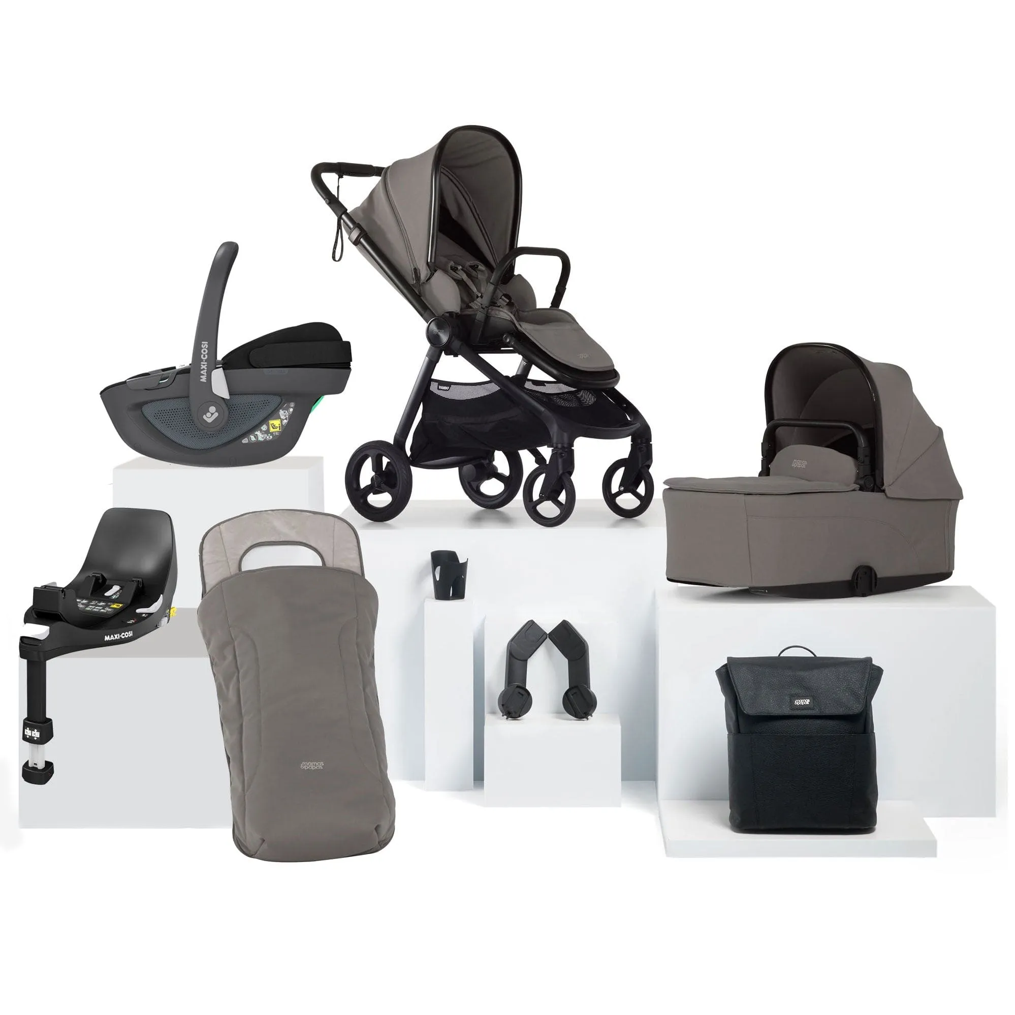 Mamas & Papas Vardo Complete Maxi-Cosi Bundle - Storm